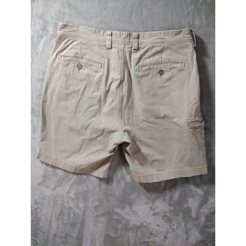 Duluth Trading Co Flex Ballroom Khakis Shorts Mens 32 Utility Cargo Gorpcore